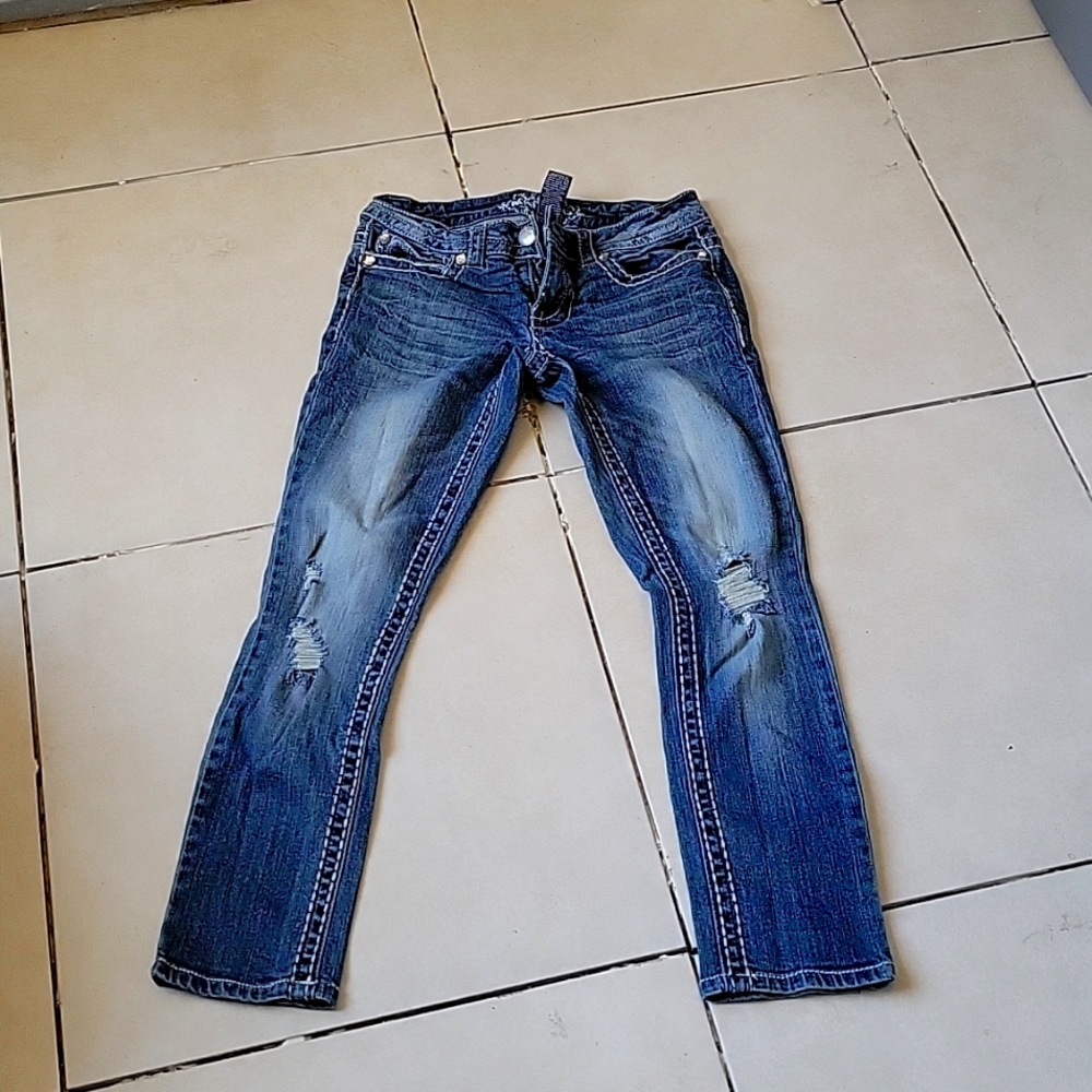 🎀Womens blue capri jeans🎀